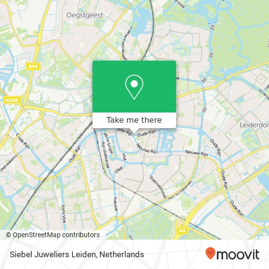 Siebel Juweliers Leiden Karte