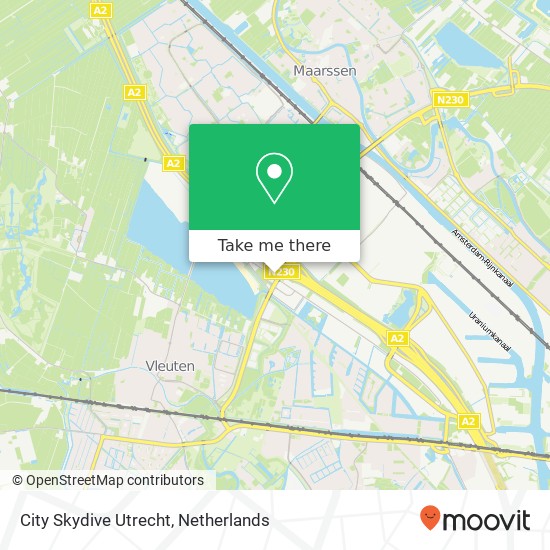 City Skydive Utrecht Karte