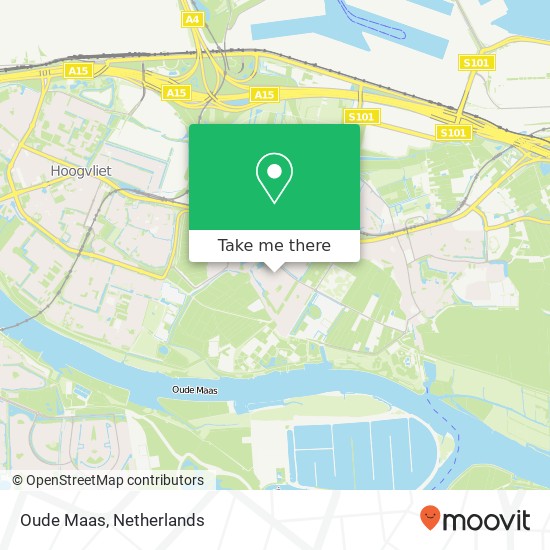 Oude Maas map