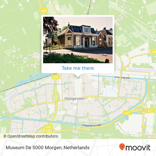 Museum De 5000 Morgen map