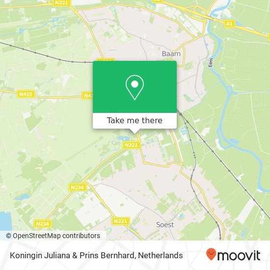 Koningin Juliana & Prins Bernhard map