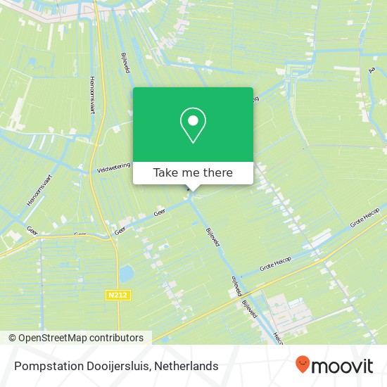 Pompstation Dooijersluis map