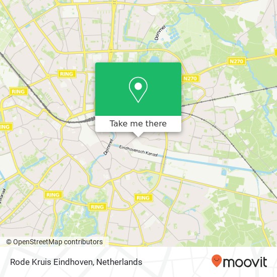 Rode Kruis Eindhoven map