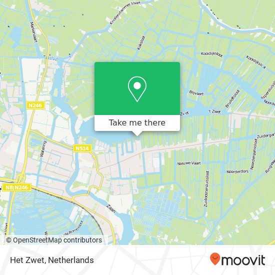 Het Zwet map