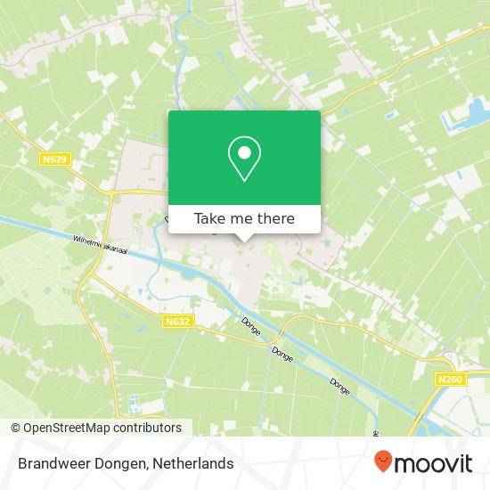 Brandweer Dongen map