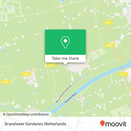 Brandweer Genderen map