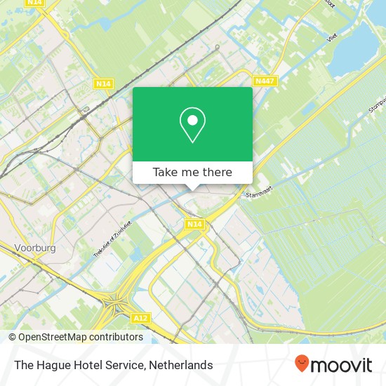 The Hague Hotel Service map