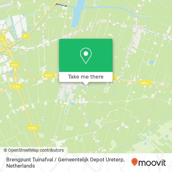 Brengpunt Tuinafval / Gemeentelijk Depot Ureterp map