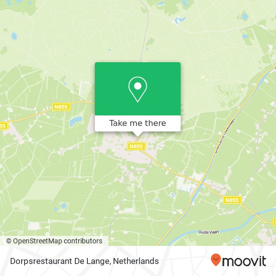 Dorpsrestaurant De Lange map