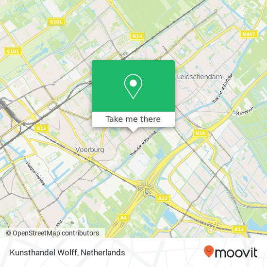 Kunsthandel Wolff map