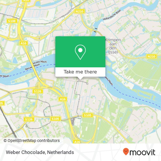 Weber Chocolade map