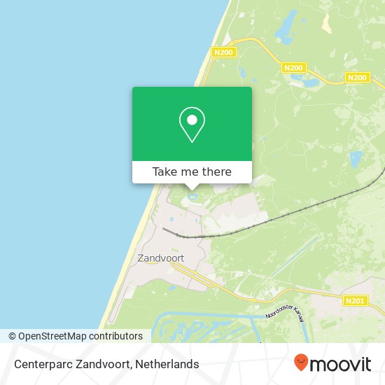 Centerparc Zandvoort map