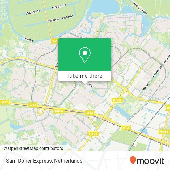 Sam Döner Express map