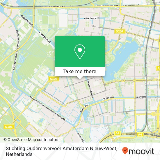 Stichting Ouderenvervoer Amsterdam Nieuw-West Karte