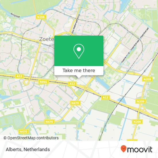 Alberts map