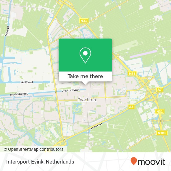 Intersport Evink map