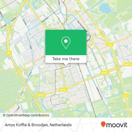 Amys Koffie & Broodjes map
