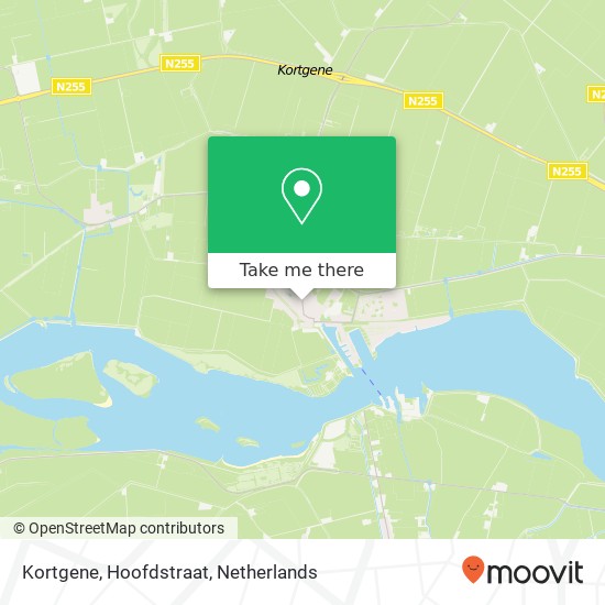 Kortgene, Hoofdstraat map