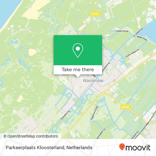 Parkeerplaats Kloosterland map
