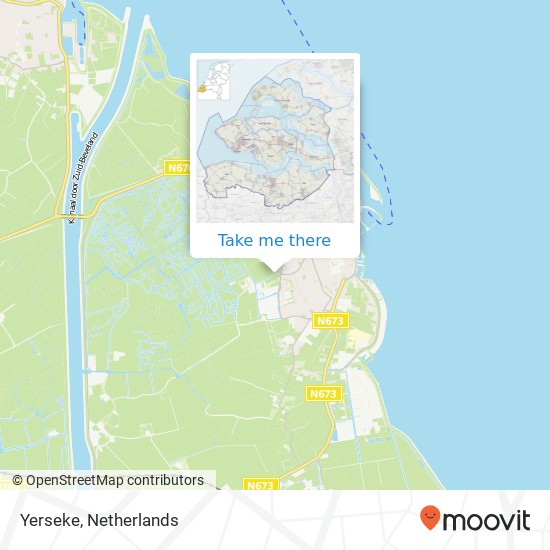 Yerseke map