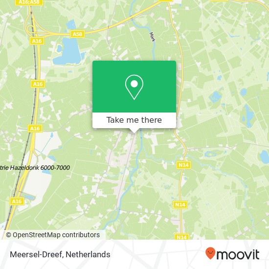 Meersel-Dreef map