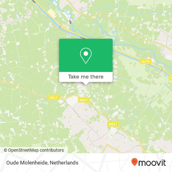 Oude Molenheide map