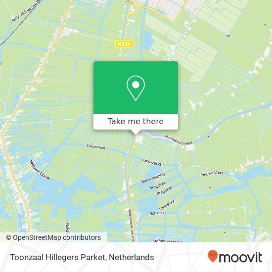 Toonzaal Hillegers Parket map