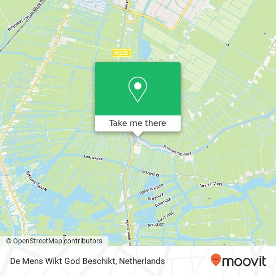 De Mens Wikt God Beschikt map