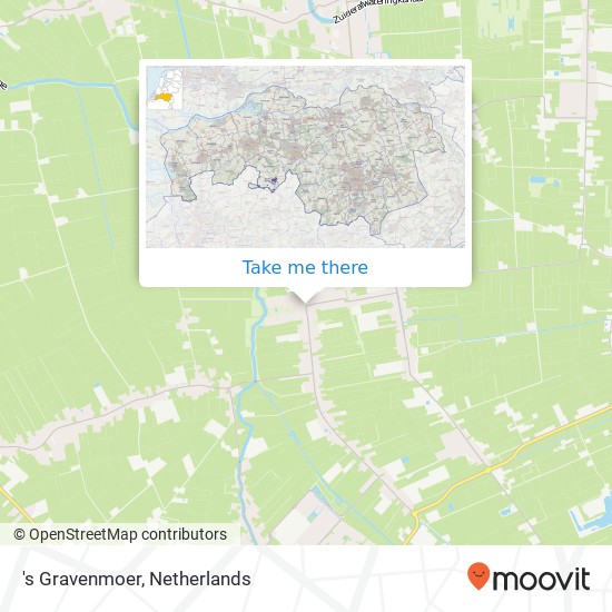 's Gravenmoer map