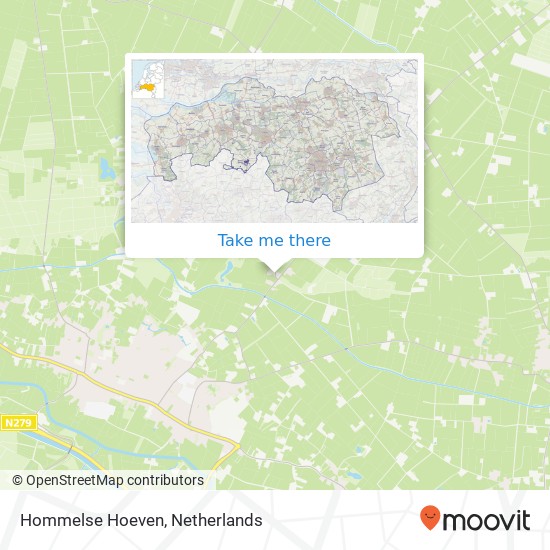 Hommelse Hoeven map