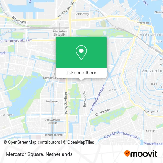 Mercatorplein map
