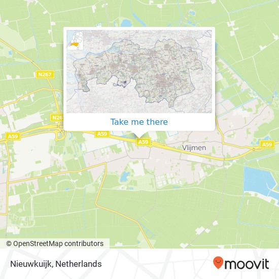 Nieuwkuijk map