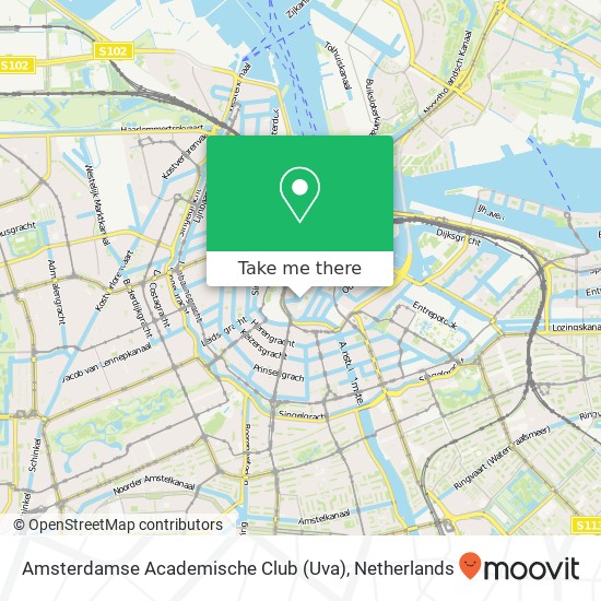 Amsterdamse Academische Club (Uva) Karte
