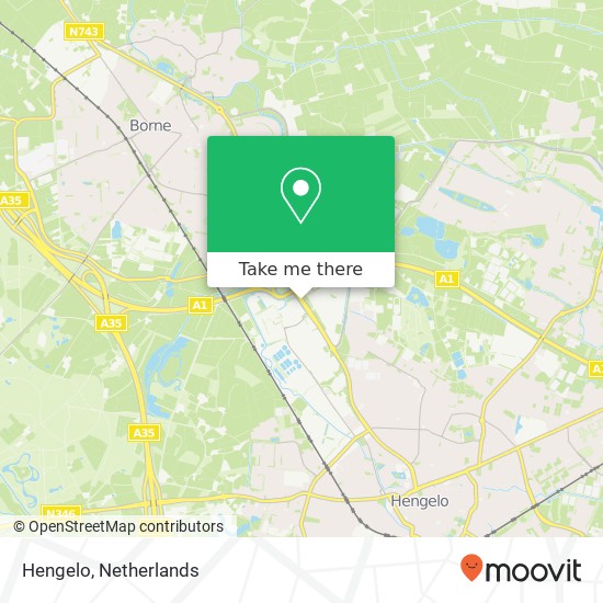 Hengelo Karte