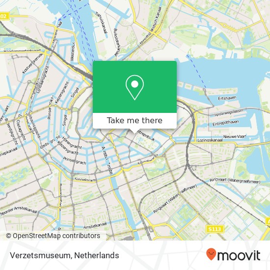 Verzetsmuseum map