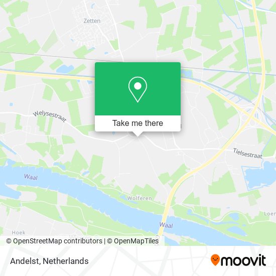 Andelst map