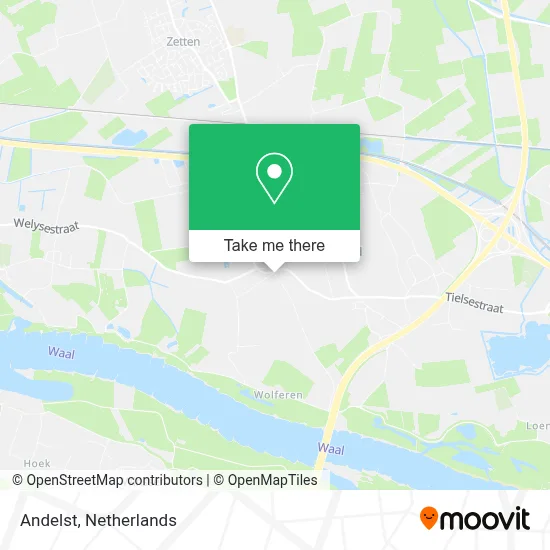 Andelst Karte