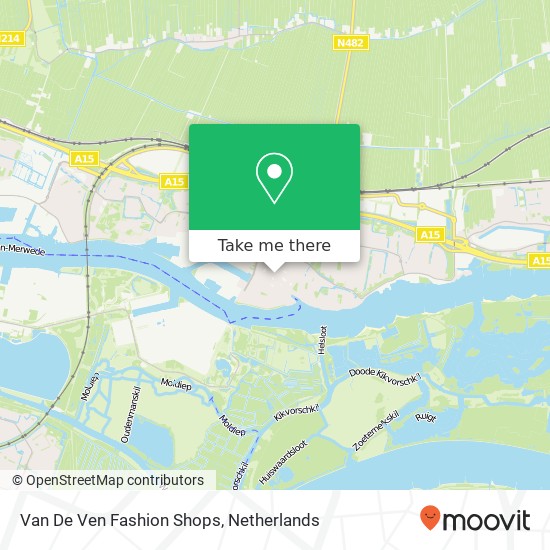 Van De Ven Fashion Shops map