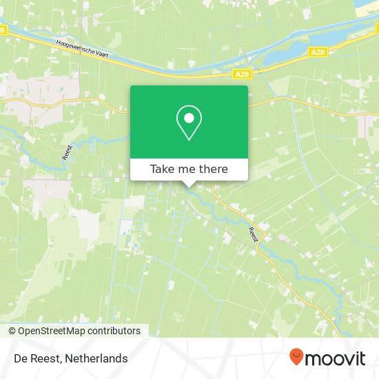 De Reest map