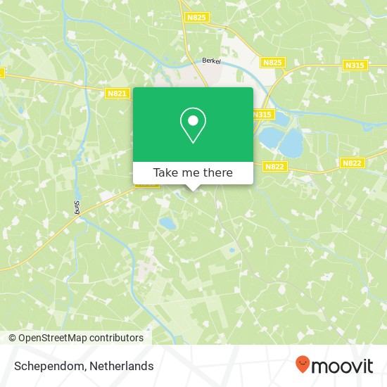 Schependom map
