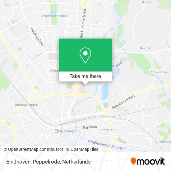 Eindhoven, Peppelrode Karte