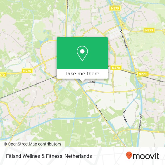 Fitland Wellnes & Fitness map