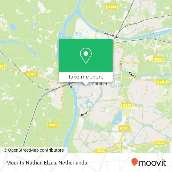 Maurits Nathan Elzas map