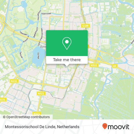 Montessorischool De Linde map