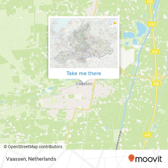 Vaassen map