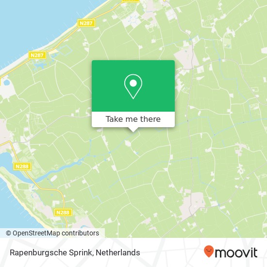 Rapenburgsche Sprink map