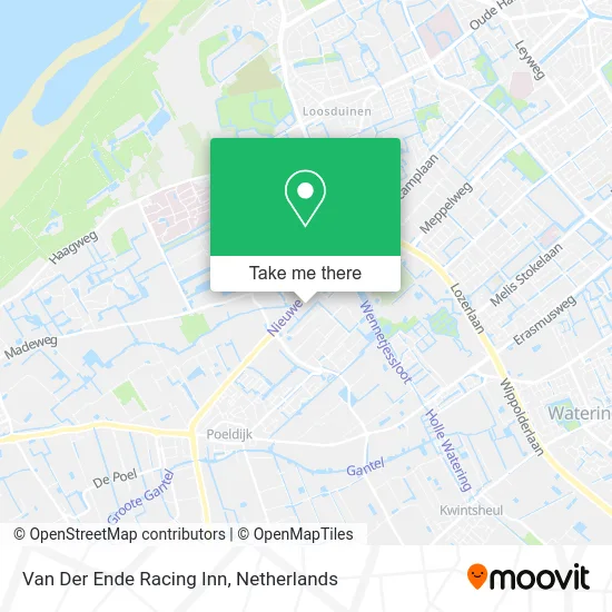 Van Der Ende Racing Inn map