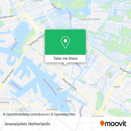 Ananasplein map