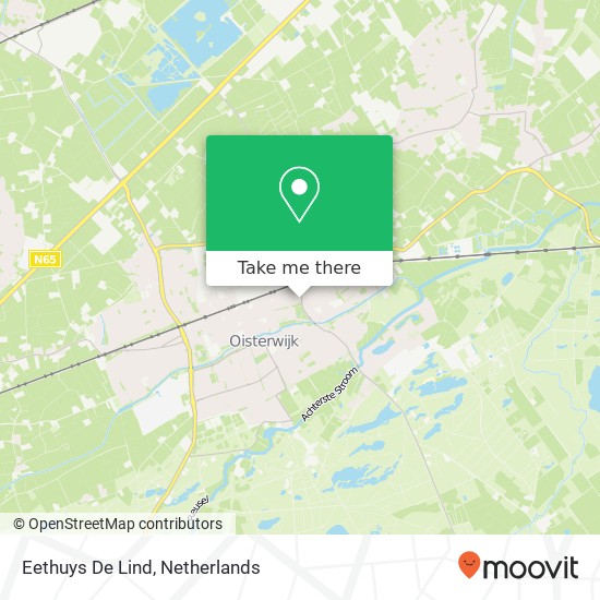 Eethuys De Lind map