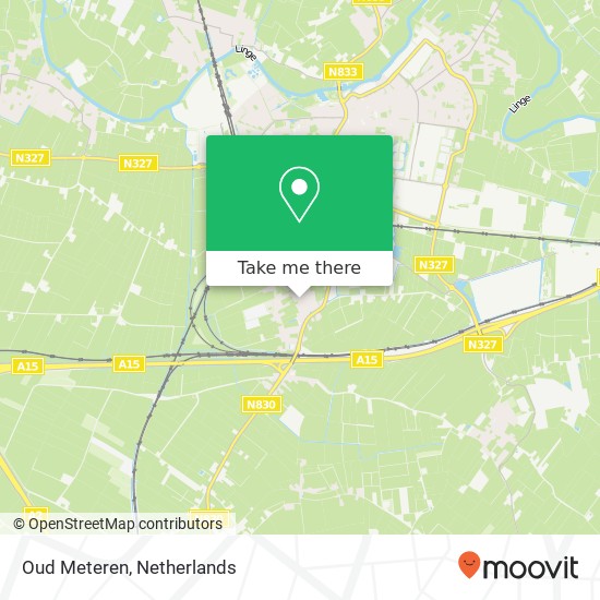 Oud Meteren map